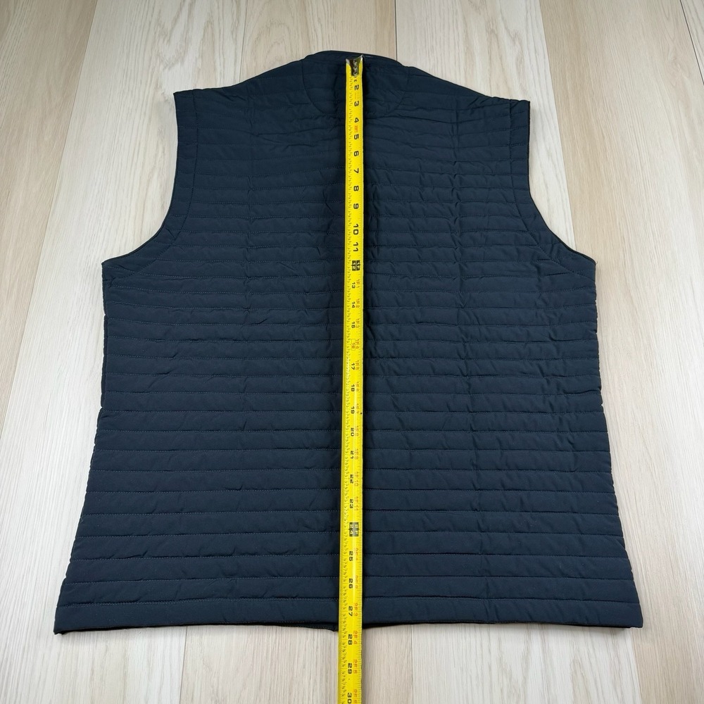Johnnie-O Crosswind Quilted Performance Full Zip Vest Black Mens Size L Large - Picture 12 of 12